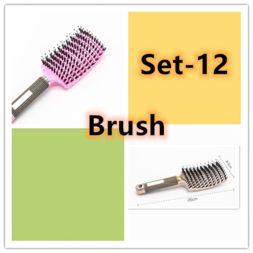 Hairbrush Anti Klit Brushy Haarborstel Women Detangler Hair Brush Bris