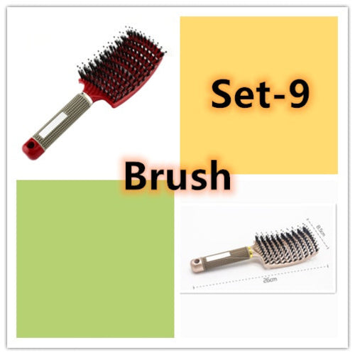 Hairbrush Anti Klit Brushy Haarborstel Women Detangler Hair Brush Bris