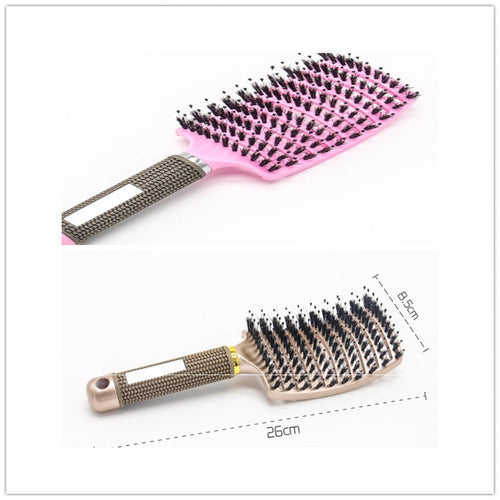 Hairbrush Anti Klit Brushy Haarborstel Women Detangler Hair Brush Bris