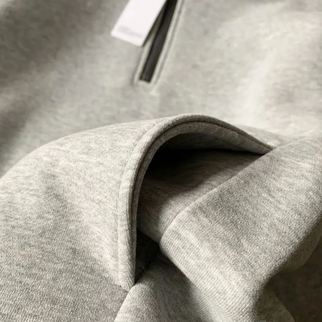 Men's Thick Loose Half Zipped Stand Collar Top